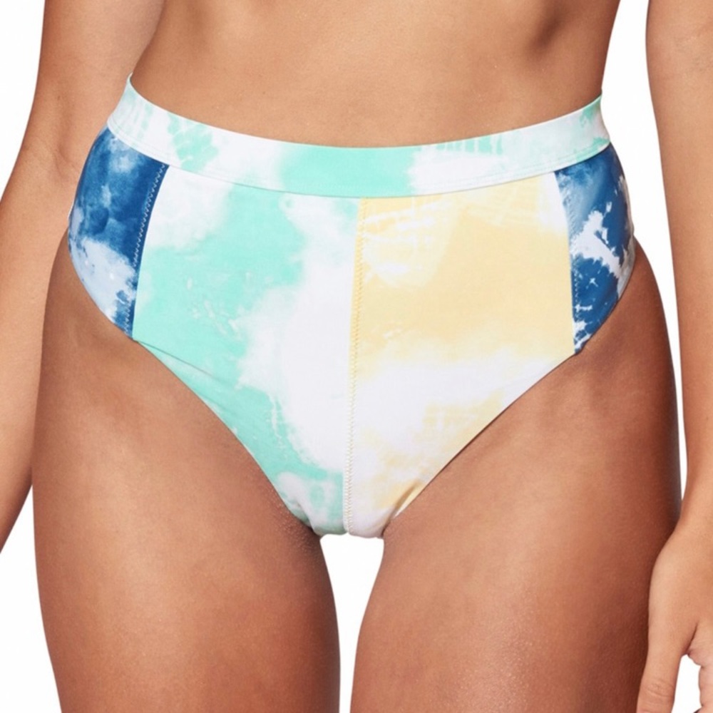 Red Carter Color Block Bikini Set NWT
